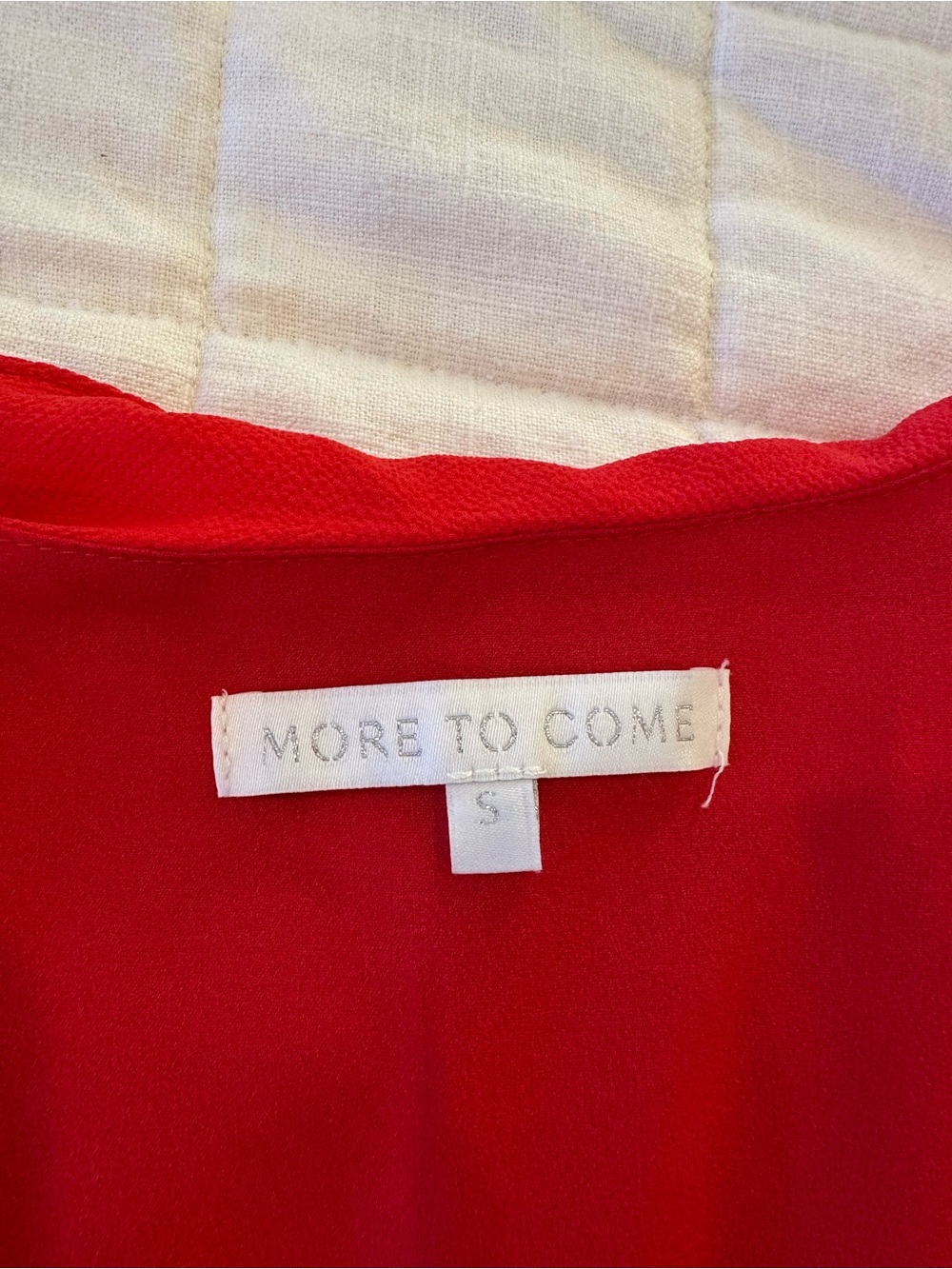 Red Ruffle Tie-Front Mini Dress - Picture 4 of 4